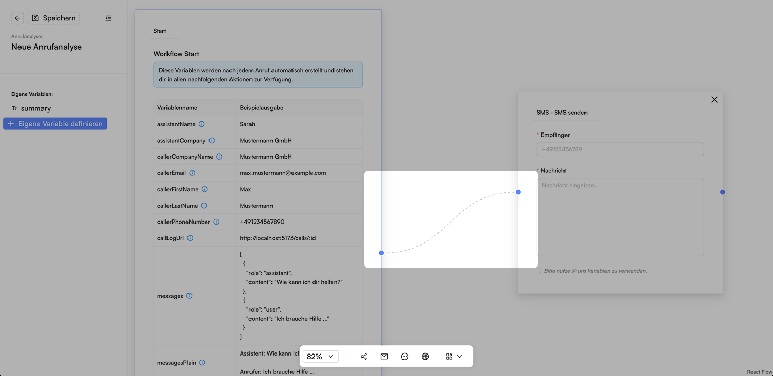 Screenshot: Nodes verbinden