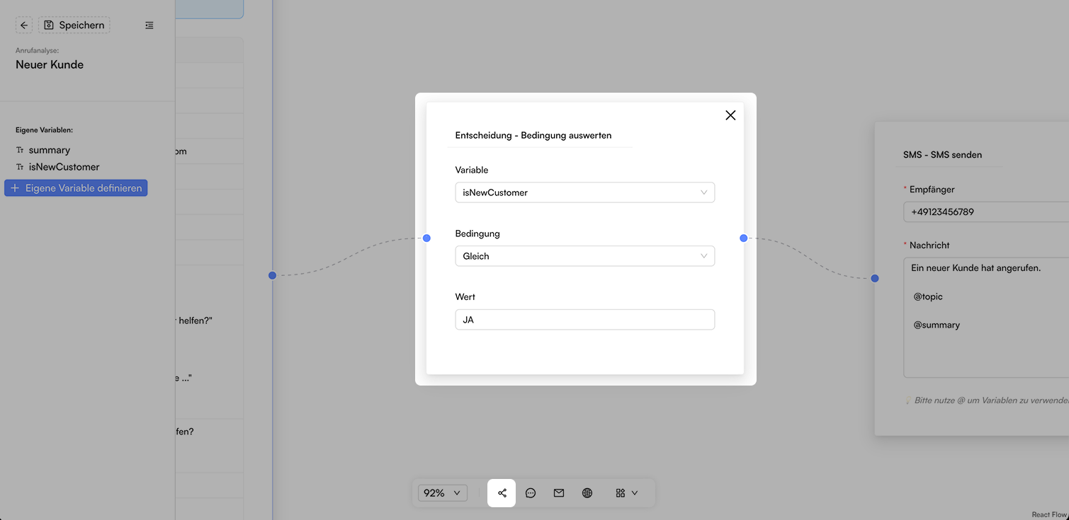 Screenshot: Entscheidung