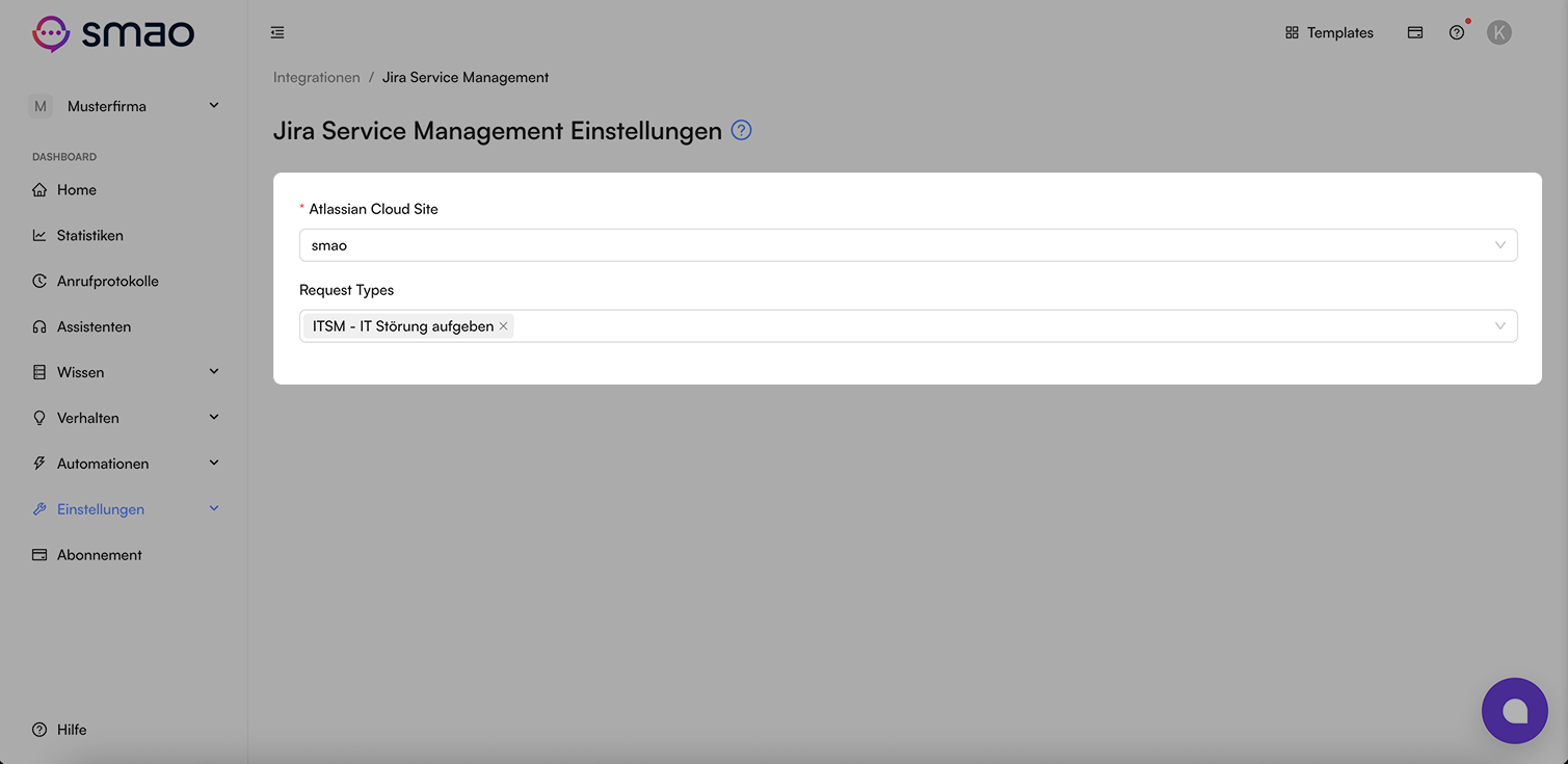 Screenshot: Mehrere Atlassian Cloud Sites